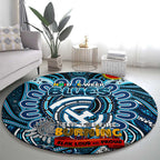 Carlton Blues NAIDOC Week 2024 Round Carpet Mascot Football