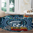 Carlton Blues NAIDOC Week 2024 Round Carpet Mascot Football