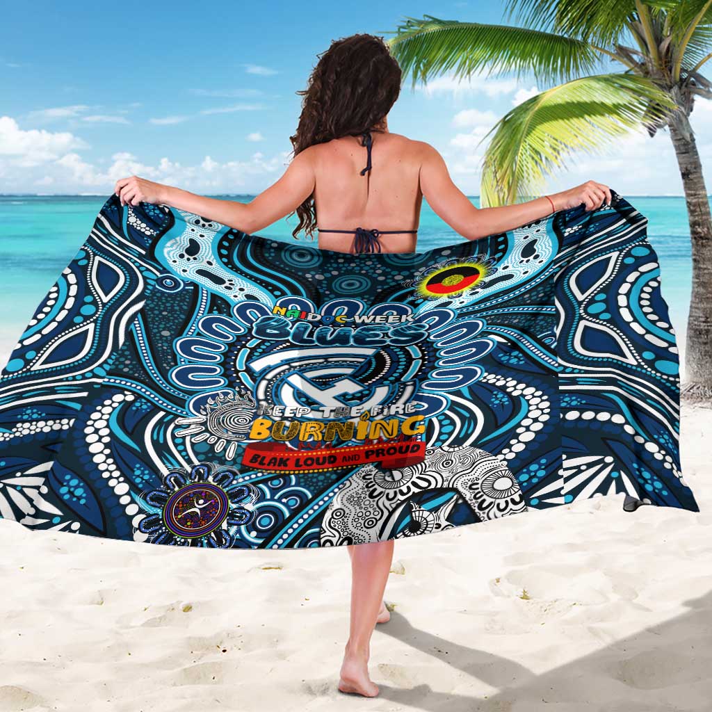 Carlton Blues NAIDOC Week 2024 Sarong Mascot Football