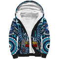 Custom Carlton Blues NAIDOC Week 2024 Sherpa Hoodie Mascot Football