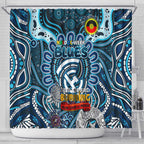 Carlton Blues NAIDOC Week 2024 Shower Curtain Mascot Football