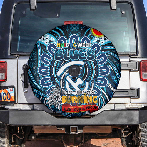 Carlton Blues NAIDOC Week 2024 Spare Tire Cover Mascot Football