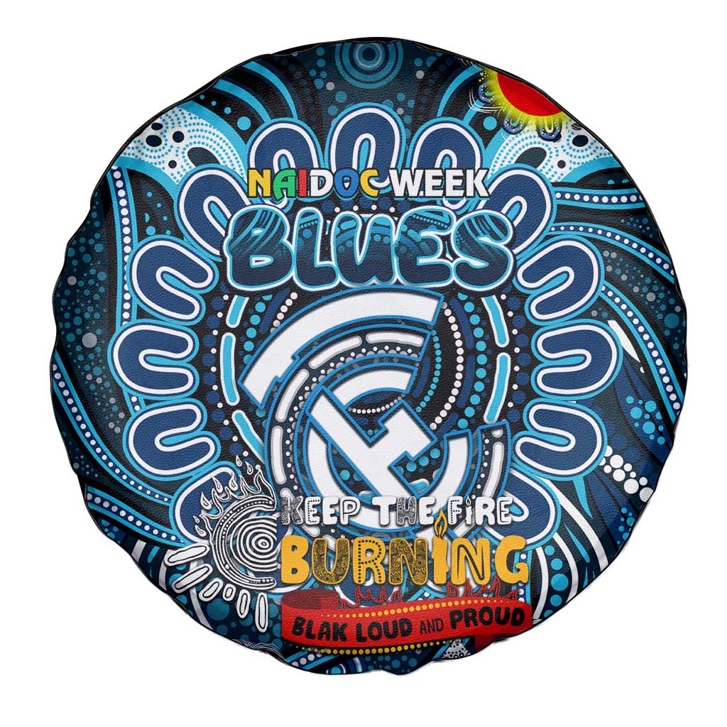 Carlton Blues NAIDOC Week 2024 Spare Tire Cover Mascot Football