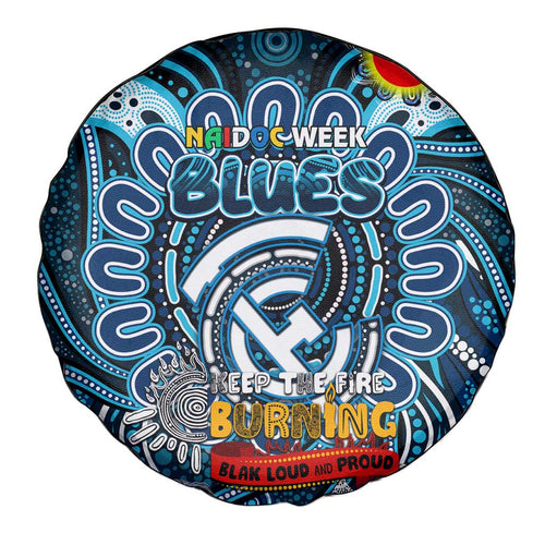 Carlton Blues NAIDOC Week 2024 Spare Tire Cover Mascot Football