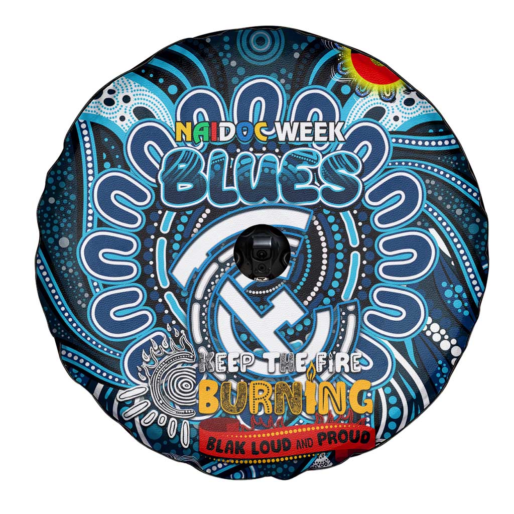 Carlton Blues NAIDOC Week 2024 Spare Tire Cover Mascot Football
