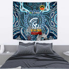 Carlton Blues NAIDOC Week 2024 Tapestry Mascot Football