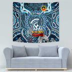 Carlton Blues NAIDOC Week 2024 Tapestry Mascot Football