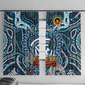 Carlton Blues NAIDOC Week 2024 Window Curtain Mascot Football