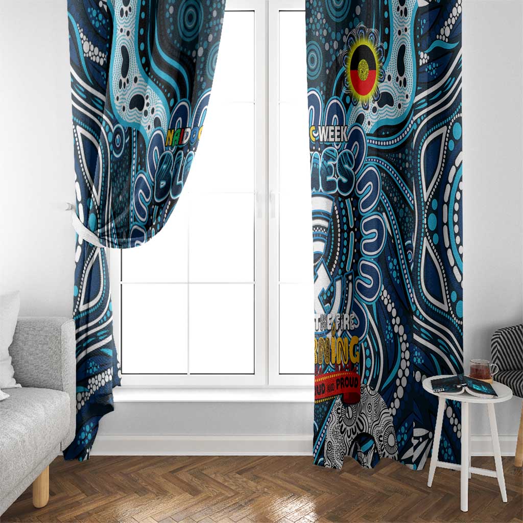 Carlton Blues NAIDOC Week 2024 Window Curtain Mascot Football