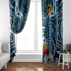 Carlton Blues NAIDOC Week 2024 Window Curtain Mascot Football