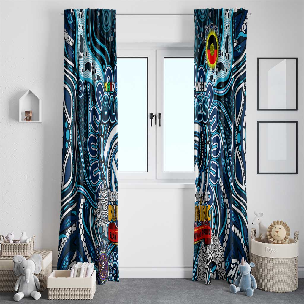 Carlton Blues NAIDOC Week 2024 Window Curtain Mascot Football