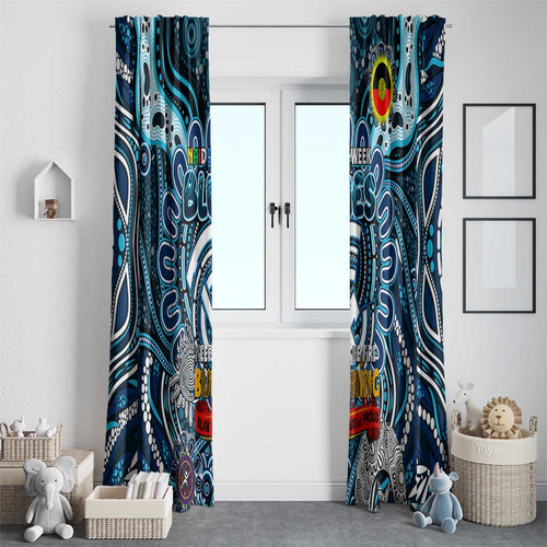Carlton Blues NAIDOC Week 2024 Window Curtain Mascot Football