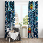 Carlton Blues NAIDOC Week 2024 Window Curtain Mascot Football