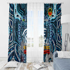 Carlton Blues NAIDOC Week 2024 Window Curtain Mascot Football