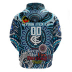 Custom Carlton Blues NAIDOC Week 2024 Zip Hoodie Mascot Football