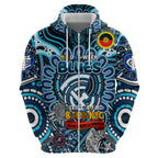 Custom Carlton Blues NAIDOC Week 2024 Zip Hoodie Mascot Football