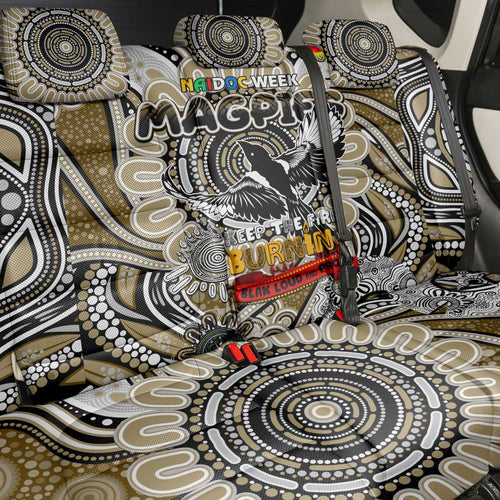 Collingwood Magpies NAIDOC Week 2024 Back Car Seat Cover Mascot Football