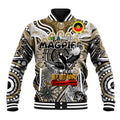 Custom Collingwood Magpies NAIDOC Week 2024 Baseball Jacket Mascot Football