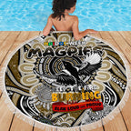 Collingwood Magpies NAIDOC Week 2024 Beach Blanket Mascot Football