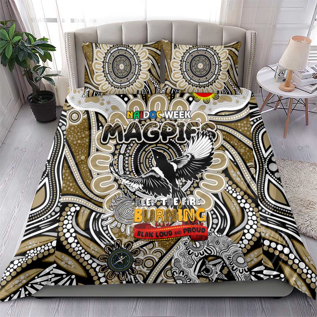 Collingwood Magpies NAIDOC Week 2024 Bedding Set Mascot Football