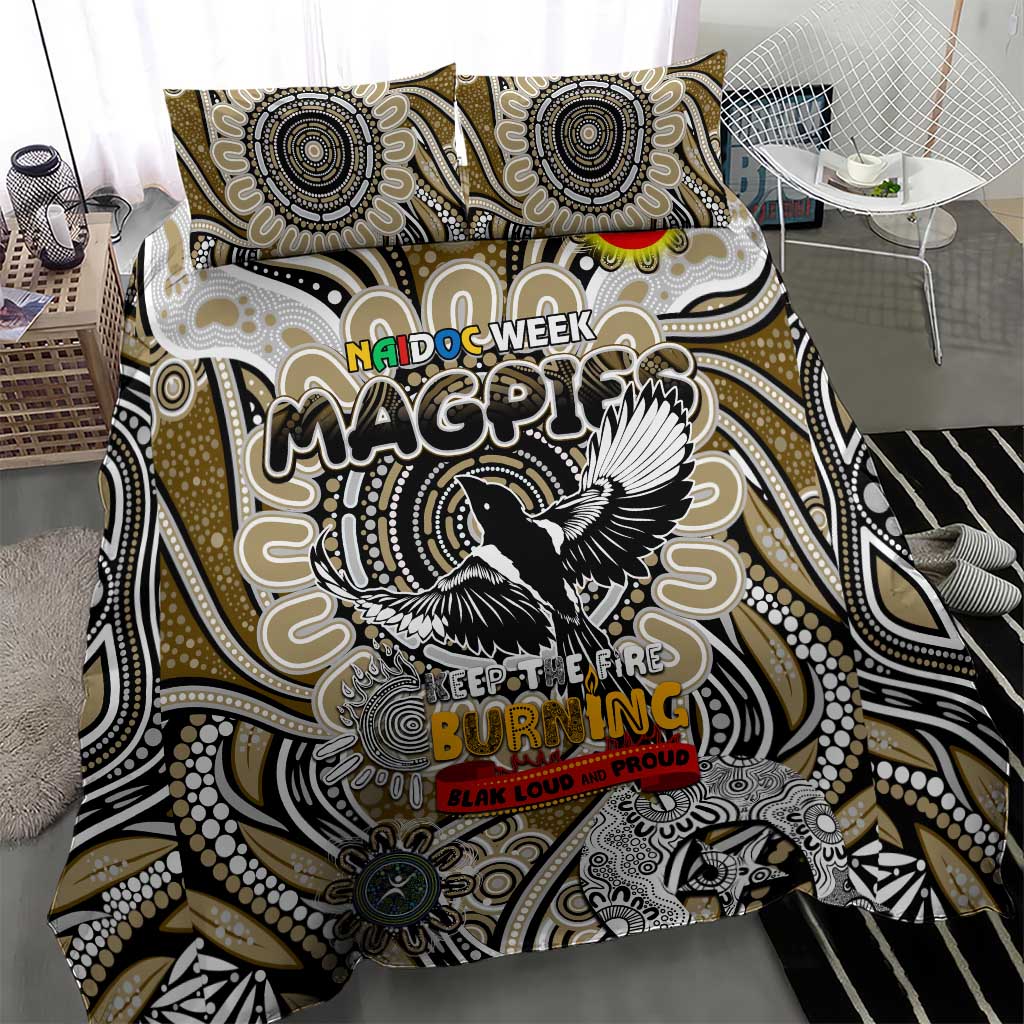 Collingwood Magpies NAIDOC Week 2024 Bedding Set Mascot Football
