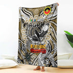Collingwood Magpies NAIDOC Week 2024 Blanket Mascot Football