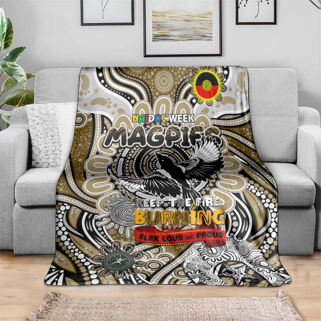 Collingwood Magpies NAIDOC Week 2024 Blanket Mascot Football