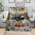 Collingwood Magpies NAIDOC Week 2024 Blanket Mascot Football