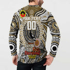 Custom Collingwood Magpies NAIDOC Week 2024 Button Sweatshirt Mascot Football