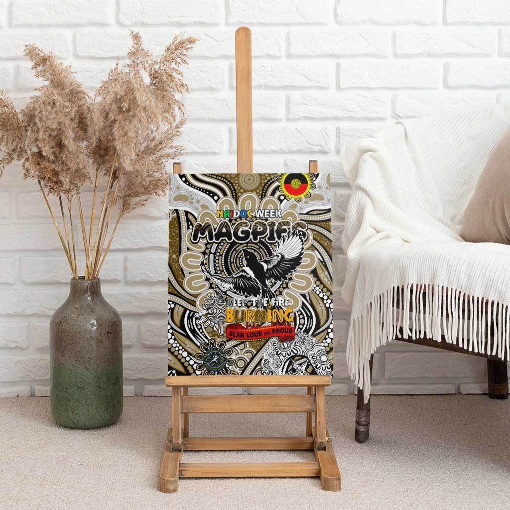 Collingwood Magpies NAIDOC Week 2024 Canvas Wall Art Mascot Football