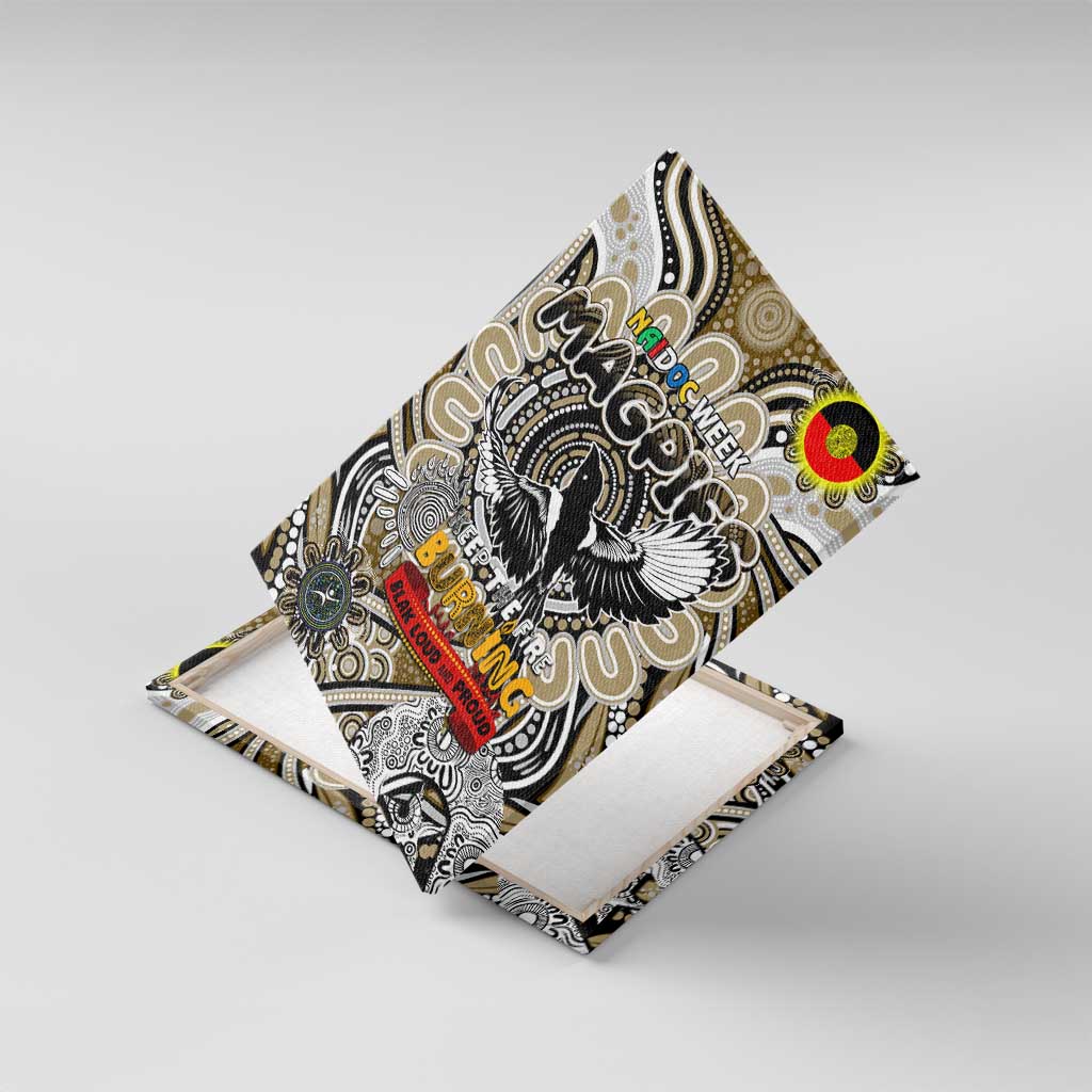 Collingwood Magpies NAIDOC Week 2024 Canvas Wall Art Mascot Football