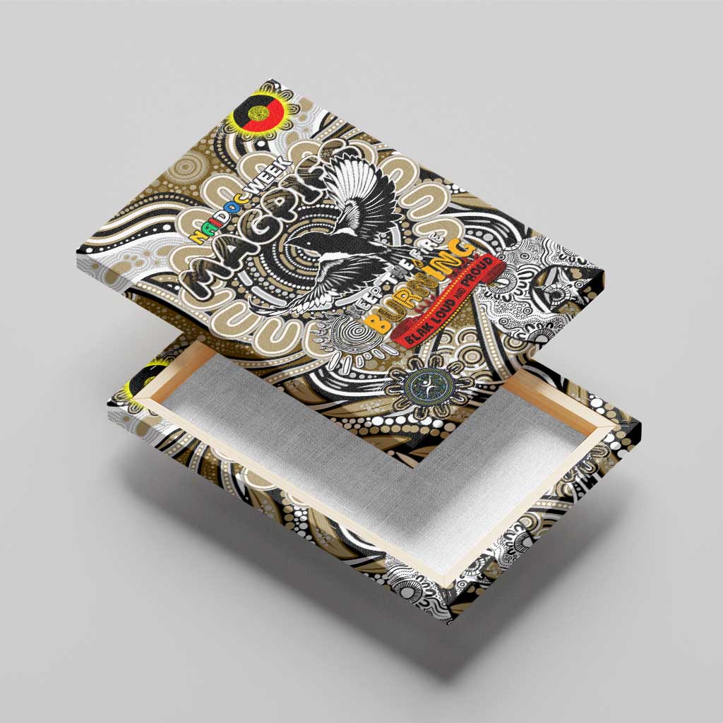 Collingwood Magpies NAIDOC Week 2024 Canvas Wall Art Mascot Football