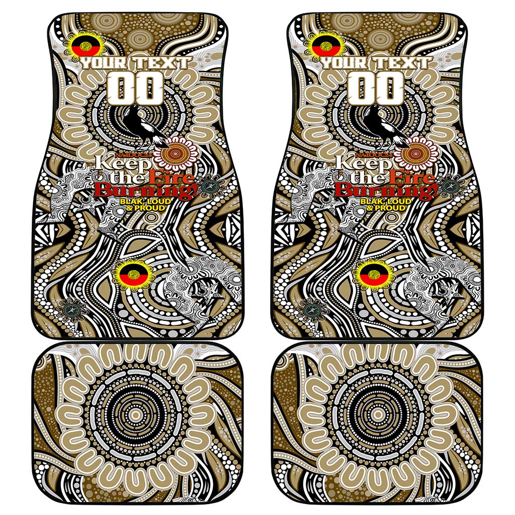 Collingwood Magpies NAIDOC Week 2024 Car Mats Mascot Football