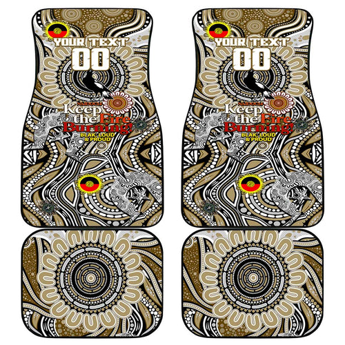 Collingwood Magpies NAIDOC Week 2024 Car Mats Mascot Football