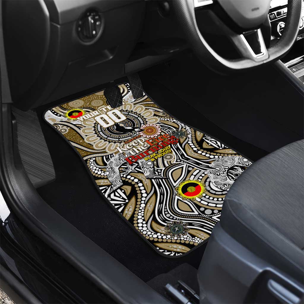 Collingwood Magpies NAIDOC Week 2024 Car Mats Mascot Football