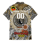 Custom Collingwood Magpies NAIDOC Week 2024 Family Matching Mermaid Dress and Hawaiian Shirt Mascot Football