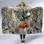 Collingwood Magpies NAIDOC Week 2024 Hooded Blanket Mascot Football