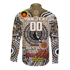 Custom Collingwood Magpies NAIDOC Week 2024 Long Sleeve Button Shirt Mascot Football
