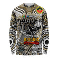 Custom Collingwood Magpies NAIDOC Week 2024 Long Sleeve Shirt Mascot Football