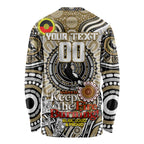 Custom Collingwood Magpies NAIDOC Week 2024 Long Sleeve Shirt Mascot Football