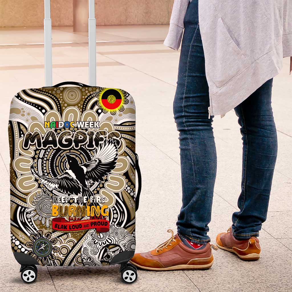 Collingwood Magpies NAIDOC Week 2024 Luggage Cover Mascot Football