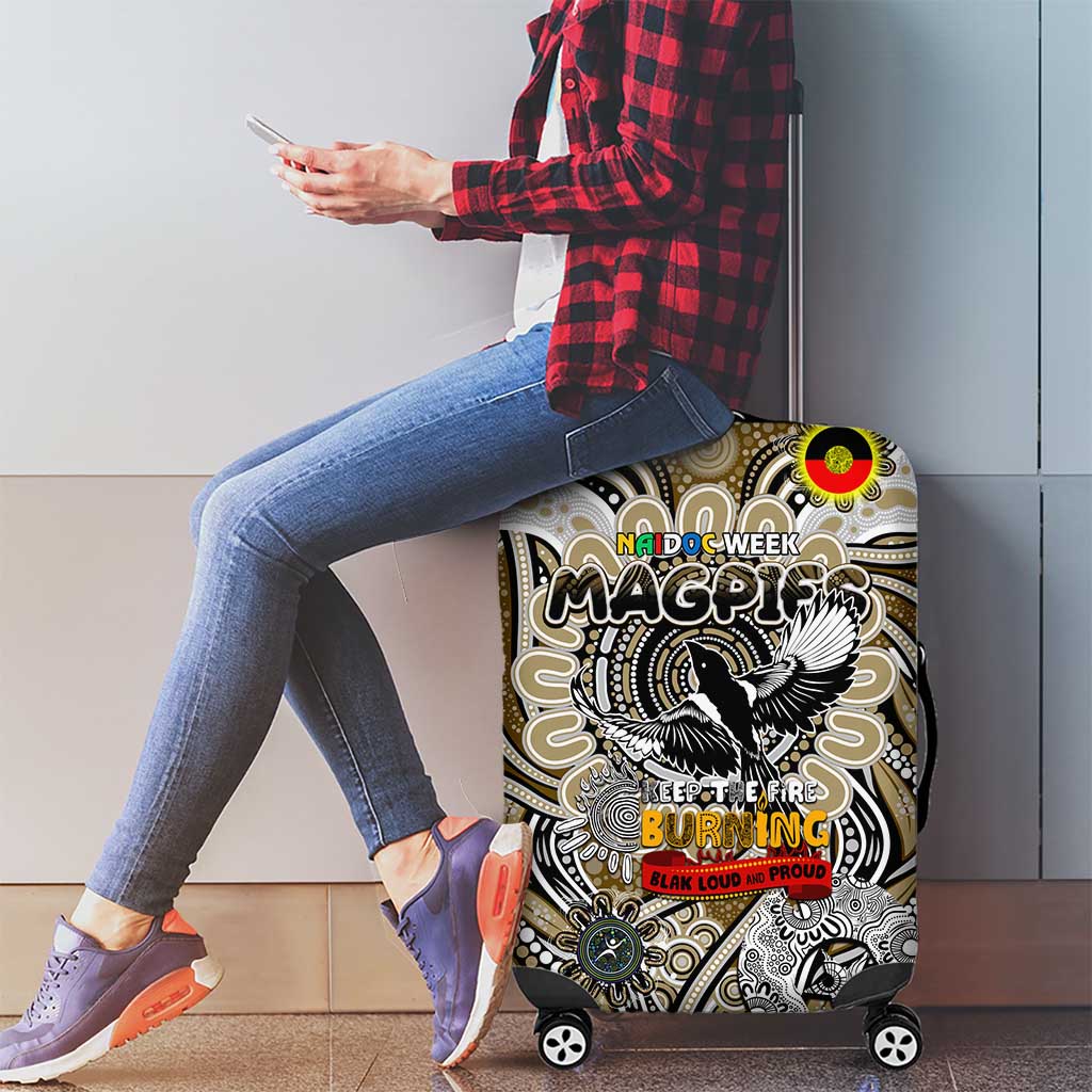 Collingwood Magpies NAIDOC Week 2024 Luggage Cover Mascot Football