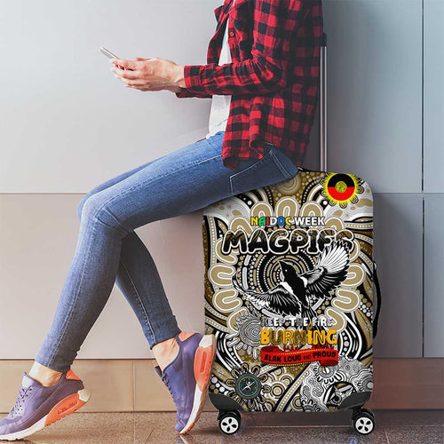 Collingwood Magpies NAIDOC Week 2024 Luggage Cover Mascot Football