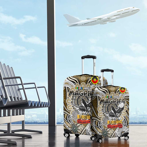 Collingwood Magpies NAIDOC Week 2024 Luggage Cover Mascot Football