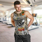 Custom Collingwood Magpies NAIDOC Week 2024 Men Tank Top Mascot Football