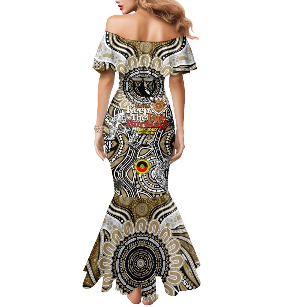 Custom Collingwood Magpies NAIDOC Week 2024 Mermaid Dress Mascot Football