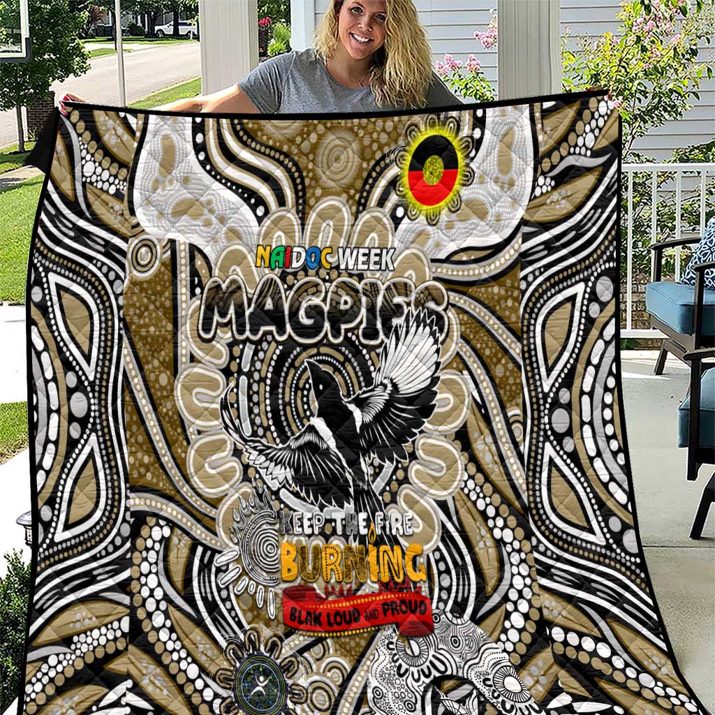 Collingwood Magpies NAIDOC Week 2024 Quilt Mascot Football