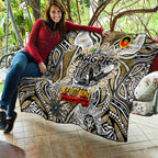 Collingwood Magpies NAIDOC Week 2024 Quilt Mascot Football