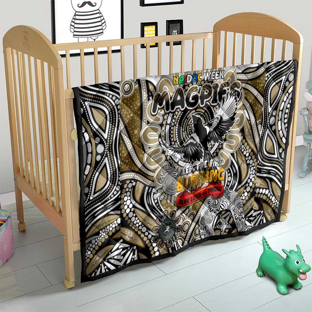 Collingwood Magpies NAIDOC Week 2024 Quilt Mascot Football