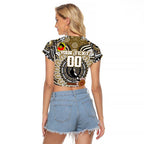 Custom Collingwood Magpies NAIDOC Week 2024 Raglan Cropped T Shirt Mascot Football
